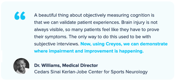 Case Study - Kerlan Jobe - Quote about insivible brain injury