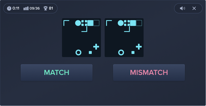 Creyos Feature Match Task