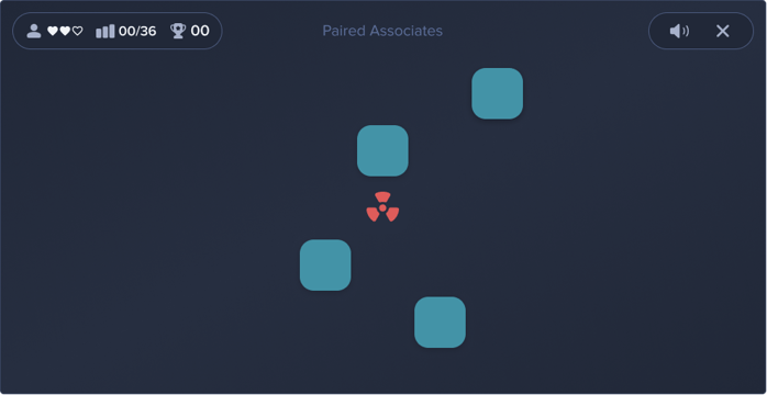 Creyos Paired Associates Task