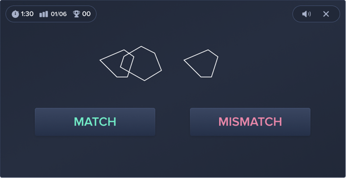 Creyos Polygons Task