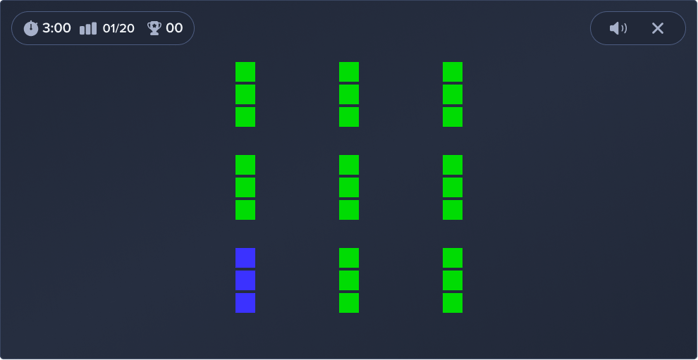 Creyos Odd One Out Task