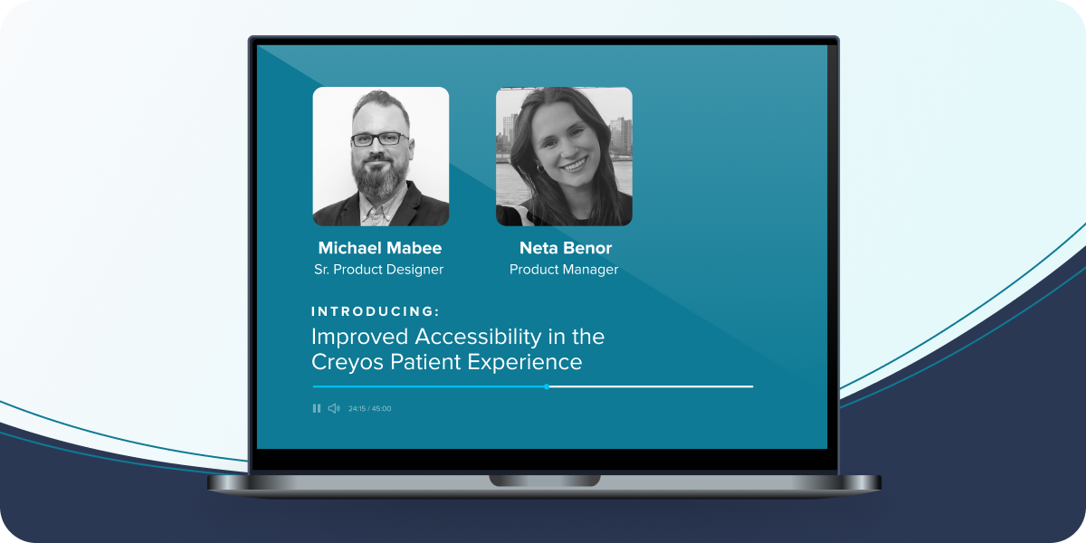 Introducing the Accessible Patient Experience in Creyos Health